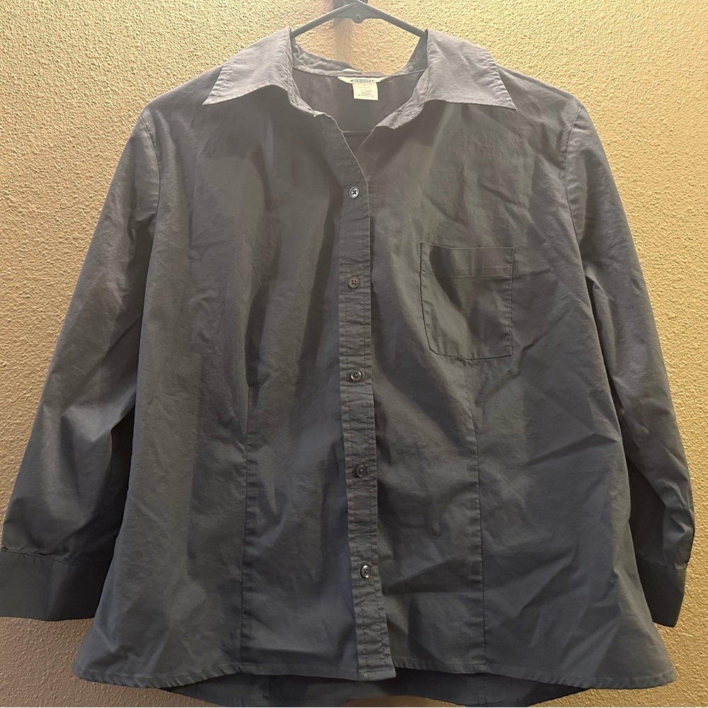 Old Navy Women's Black Button Down Shirt